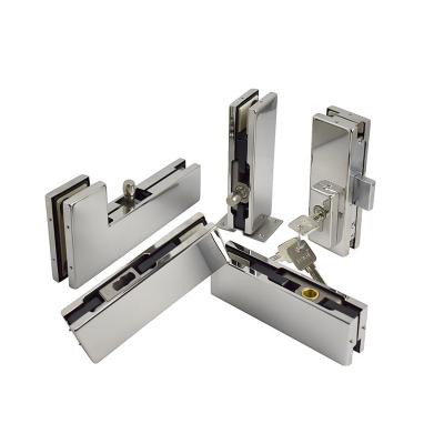 12mm pivot Glass Door Hardware Accessories L Patch Fitting SS201 Material