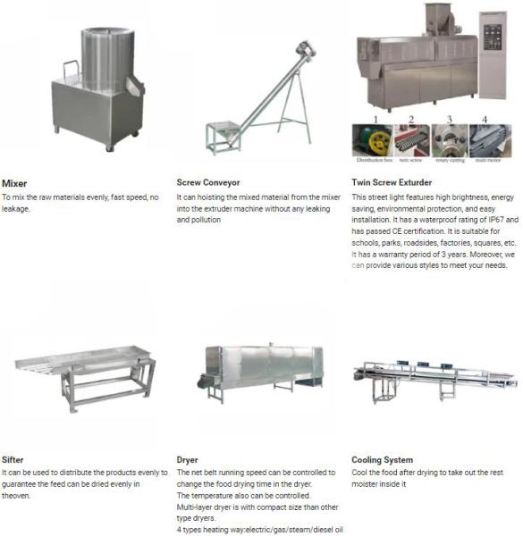 Extrudeuse automatique de pépites du soja faisant la machine/la machine fabricant de casse-croûte