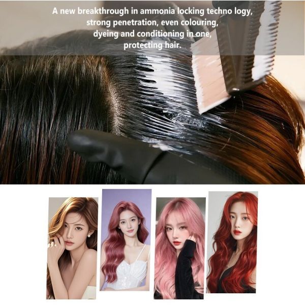 Customizable Hair Dye Set Permanent Hair Dye Cream for Global Wholesale OEM Hair Color Manufacturer