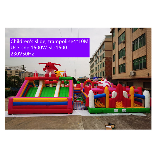 Вентилятор 1875W замка воздуходувки воздуха стабилизированных электрических игрушек воздуходувки воздуха больших раздувных портативный раздувной