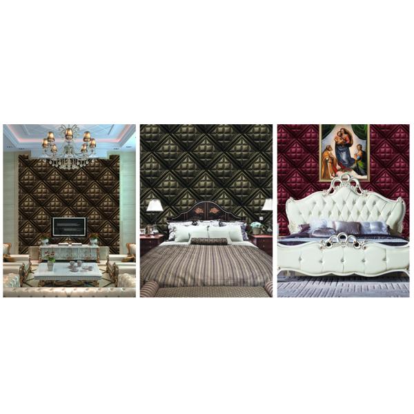 Concise European Style Living Room Wallpaper For Background , OEM Service