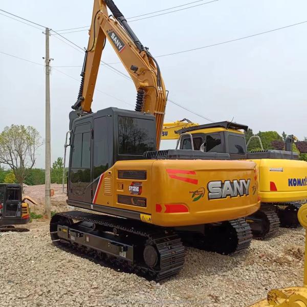 13500 KG SANY SY135C Used Excavator with Excellent Performance and Good Condition