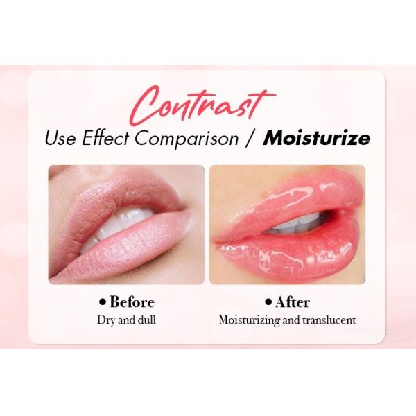 Beautiful 6ml Polka Dot Essence Lip Gloss Featured With Tube Packaging