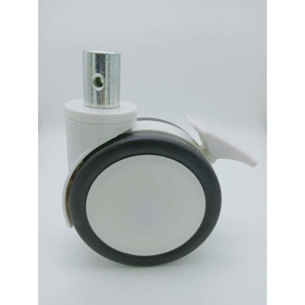 solid stem medical caster