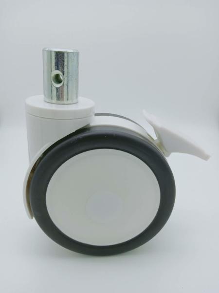 solid stem medical caster