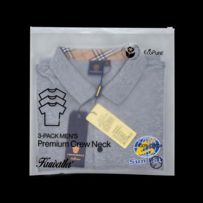 Reusable Recycled Plastic Zip Bags 40 Micron 50 Micron