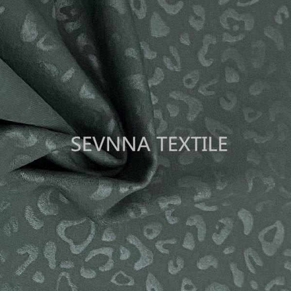 Embossed Print Recycled Swimwear Fabric Sweat Absorbing Bikini Style
