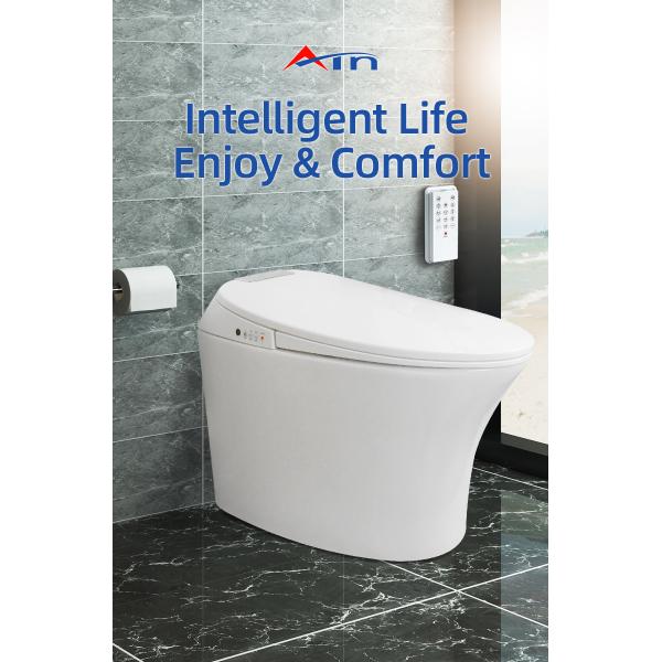 Retrete inteligente electrónico de cerámica de una pieza, retrete eléctrico integrado