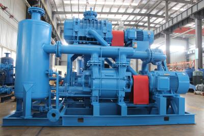 Industrial  Liquid Ring Vacuum Pump Booster System Higher Vacuum Higher Suction Capacity
