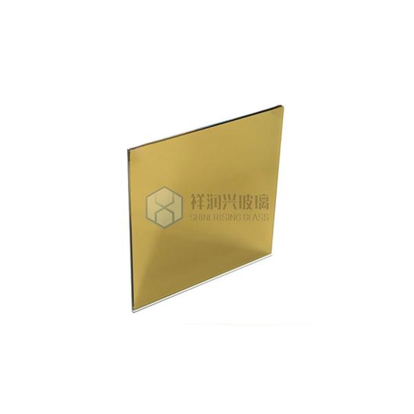 Modern Style Bronze Golden Glass Coloreds Mirror Panel Colored Mirrors Glass