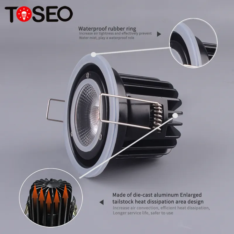 Подгонянный утопленный расклассифицированный огнем УДАР квадрата Bathroom фары привел Downlight