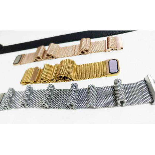 14mm Width Watches Spare Parts , Stainless Steel Wrist Watch Band