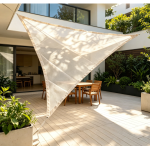 HDPE Anti-UV Treated Triangular Sun protection Heat Insulation Shade Sail Shade Sails & Nets