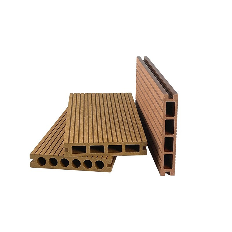 Не- паз WPC выскальзывания украшая серый цвет Tan планки 140x25mm пола инженерства парка дороги панели доск на открытом воздухе