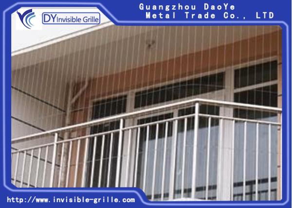 Custom Fire Rated Aluminium Wire Safety Invisible Grille