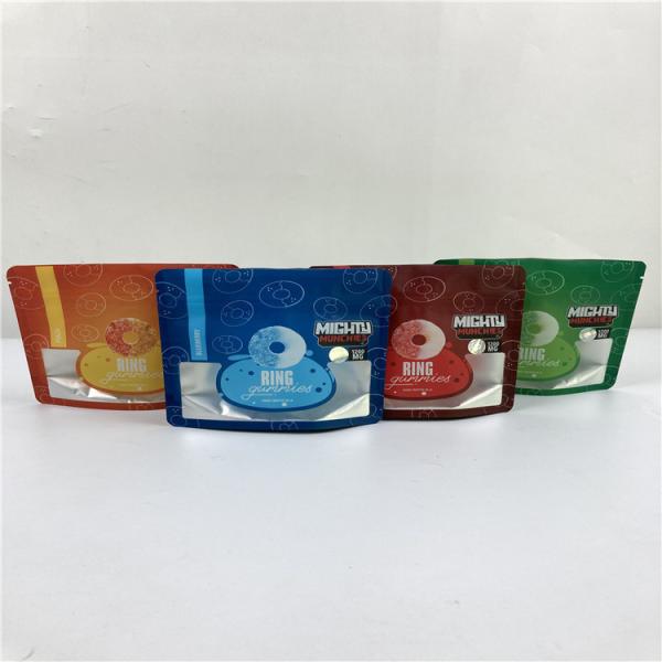 Child Proof Smell Proof foil Pouch packaging For 3.5g Candy / Cookies / Dried Flower Seeds Mylar Bag
