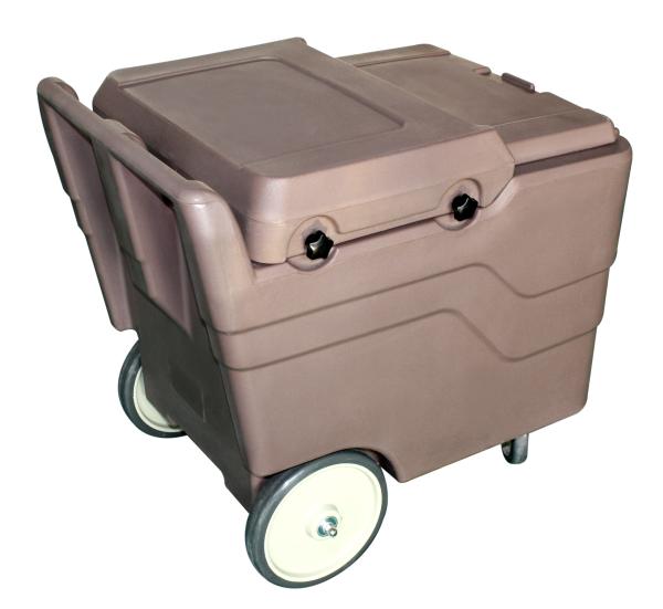 Hot Sell Durable PE Brown 110Litre Ice Caddy