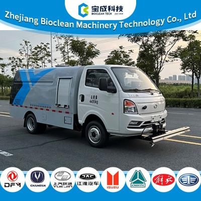 4.5T 2m3 Electric Road Maintenance Truck With Water Spray Frame Mechanism