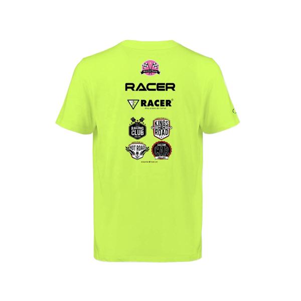 Unisexo Borracha de algodão Corrida de motocicletas Automóvel Plain Peso pesado camiseta em branco