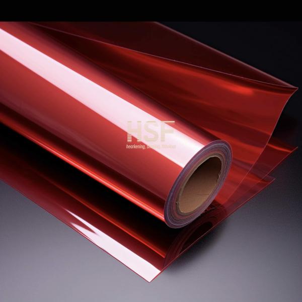 SGS Прозрачная красная PET-пленка для вывода проката 12000 метров