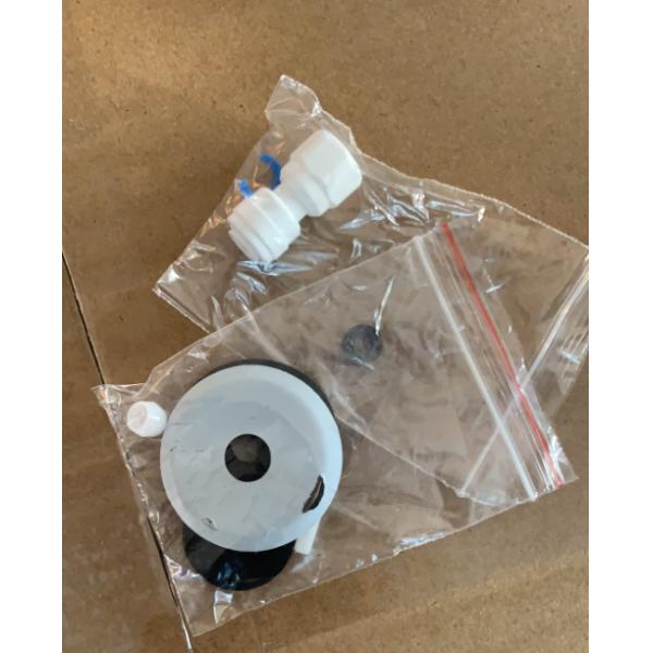 Recambios de cobre amarillo cepillados del filtro de agua del RO el platear de Chrome del grifo del lavabo del cuarto de baño del fregadero