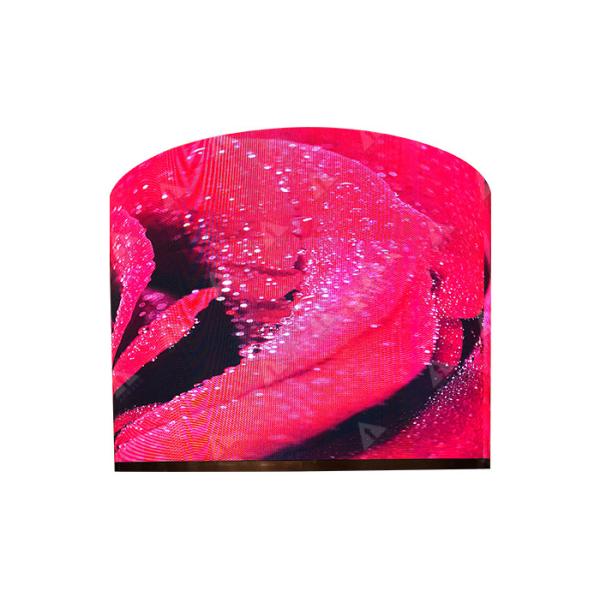 Le mur visuel flexible du module RVB d'affichage à LED de P1.2mm SMD1010 a courbé le panneau de LED