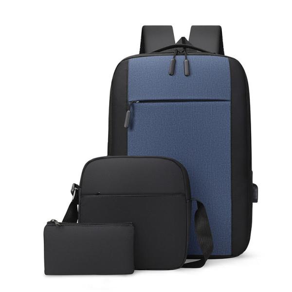BSCI Backpack Sets 3 In 1 Fashion Oxford Three Piece Casual Backpack