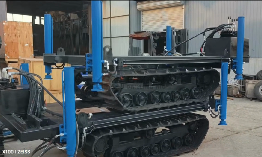 14-wheel Tracked Platformwith A Load Capacity Of 5-7 Tons