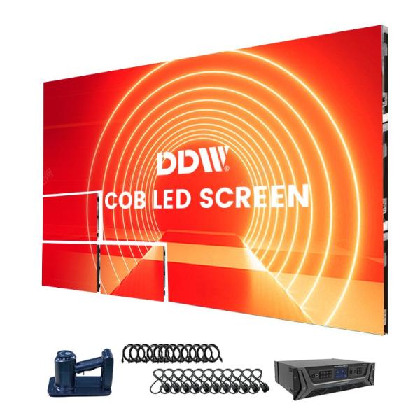 P0.7 P0.8 P1 P1.25 P1.5 Ultra Thin Indoor LED Display Screen UHD Flip Chip Micro COB Video Wall for Emergency Command Center