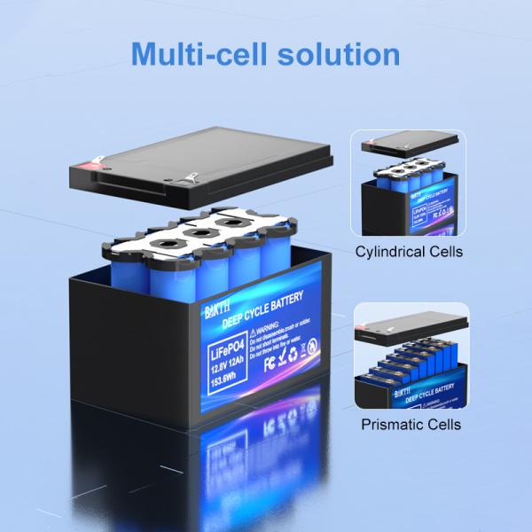 Wholesale BAKTH-32700-4S2P 12.8V 12Ah LiFePO4 Battery Lithium Ion Battery Pack for Electric Bicycles