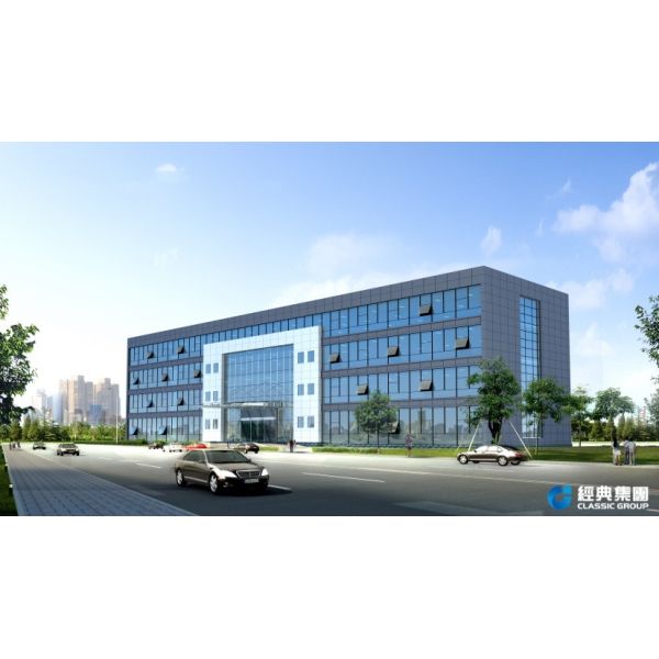 Prefab Q235B Q355B Steel Building Office AISC Standard OEM