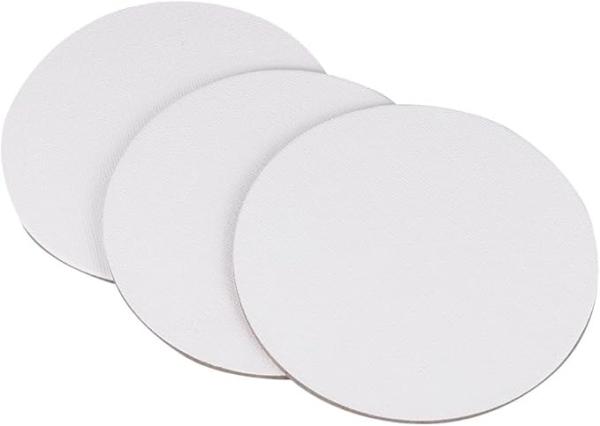 Circle Art Canvas Panels 3mm Thick Acid Free Cotton Blank Oil Painting Canvas Boards