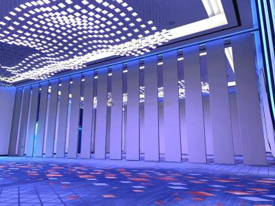 Customized Wood Grain Retractable Partition Wall Sliding Hanging Room Dividers