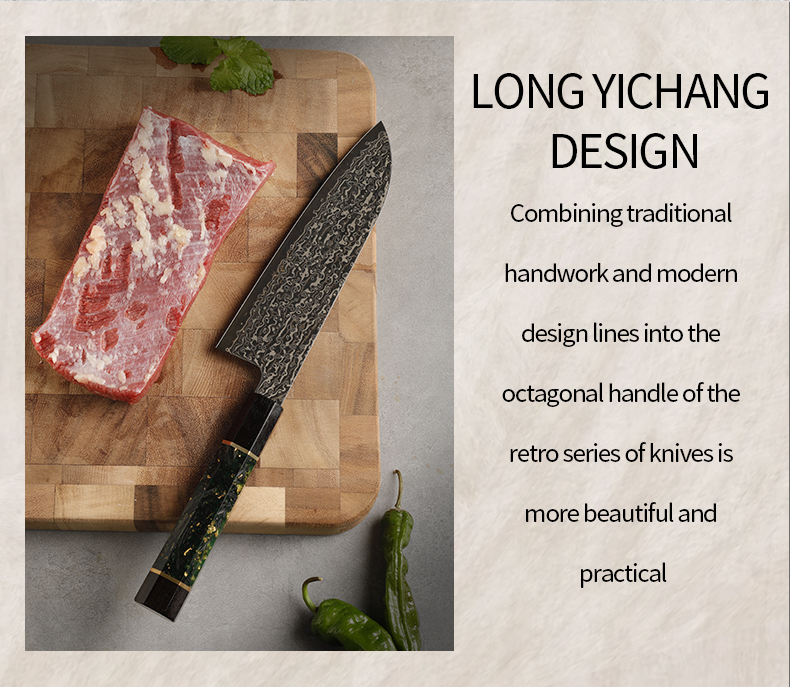 SLD Steel Gyuto Knife: Hand‑Forged Japanese‑Style Chef Knife