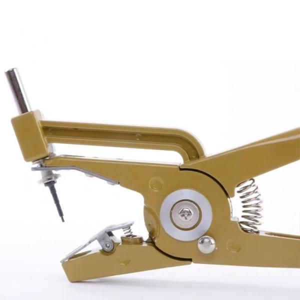 Aluminum Alloy Livestock ID Tags Plier Fixing Animal Tags Hydraulic Plier