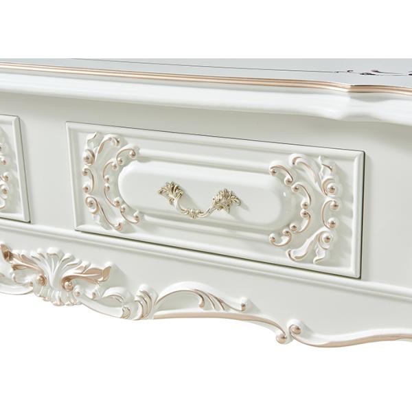 MDF Baking Lacquer Carving Modern Living Room Coffee Table