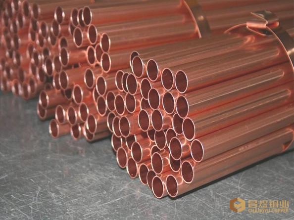 Non - Corrosion 8mm Copper Tube , Seamless Copper Tube C12200 Phosphorus Oxygen Free