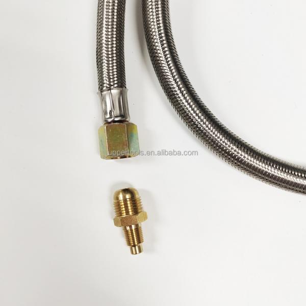 Регулятор высокого давления сжиженного природного газа и шланг из нержавеющей стали для соединения печи 5 FT длина