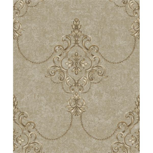 Classical Non Woven Interior Design Wallpapers Washable With Embossed Surface