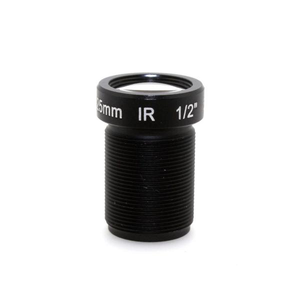 25mm Focal Length M12 CCTV Camera Lens 1/2 F2.4 Long Viewing Distance 50m