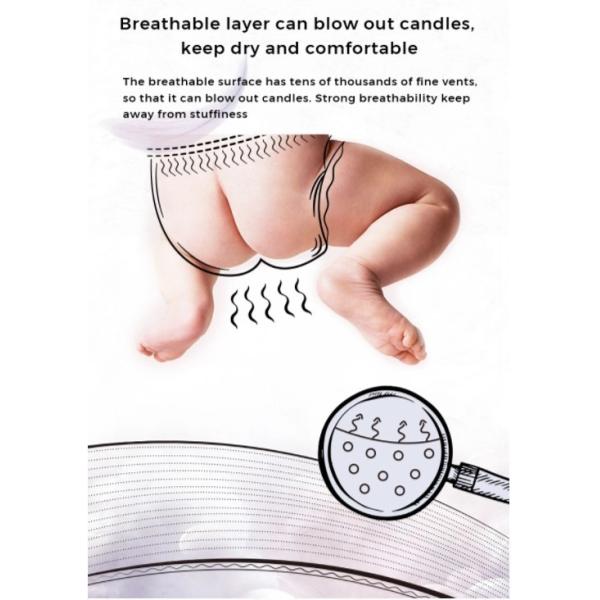 High Absorption Non Woven Cotton Baby Training Pants