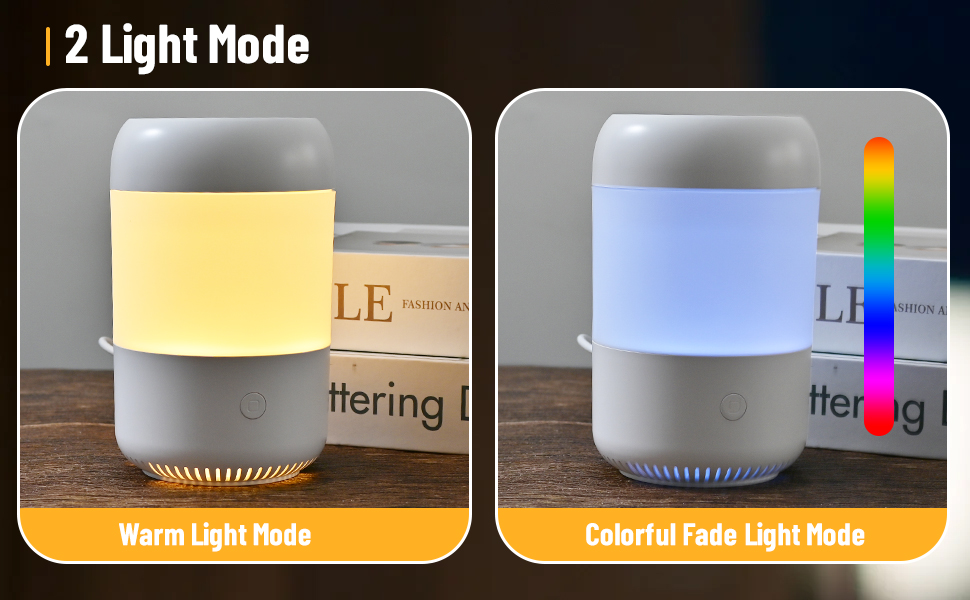 Customized LOGO 7 Colorful LED Lamp Ultrasonic Aromatherapy Humidifier Essential Oil Unique Aroma Diffuser With Home Office