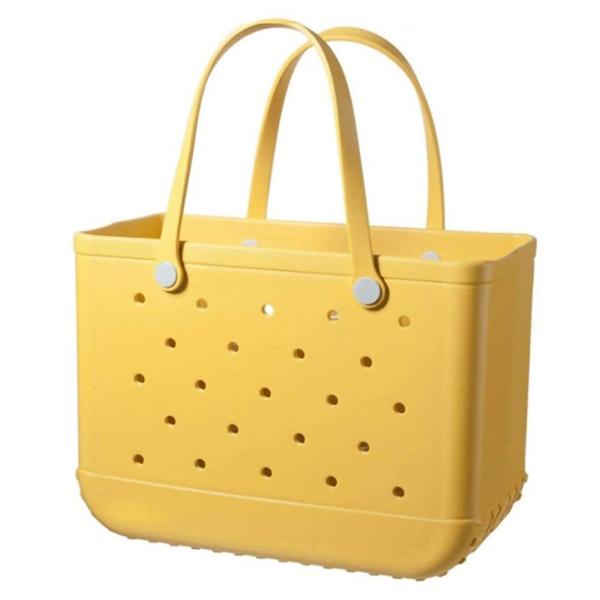 Водонепроницаемая пляжная сумка, стираемая антикривая прочная пляжная корзина