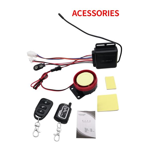 36V - 72V Motorcycle 2 Way Alarm For Yamaha Anti Cut ISO9001