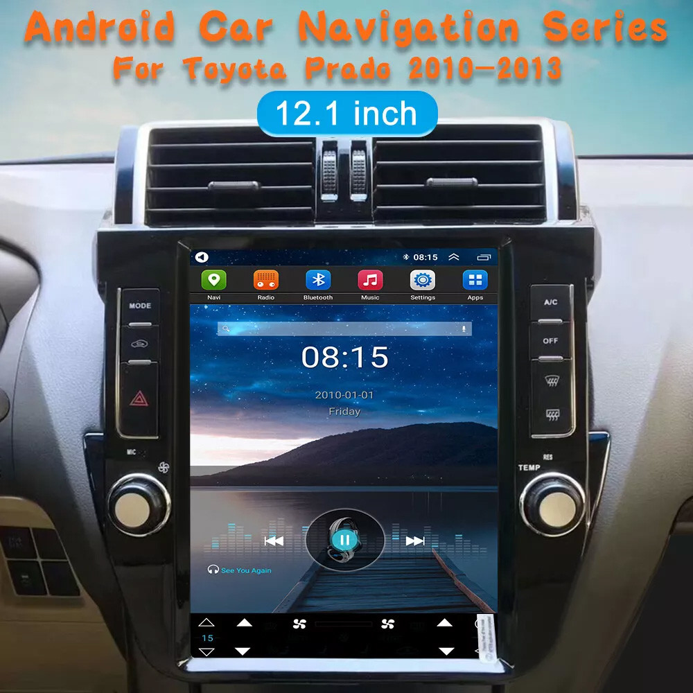 12.1 дюйм Android Автомобиль GPS навигация Авто Радио DVD-плеер Для Toyota Prado