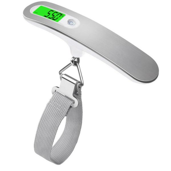 Mini Electronic Hanging Luggage Scale 50kg LCD Digital Weighing Scale Stainless Steel ABS Material OEM Small Hanging Scales