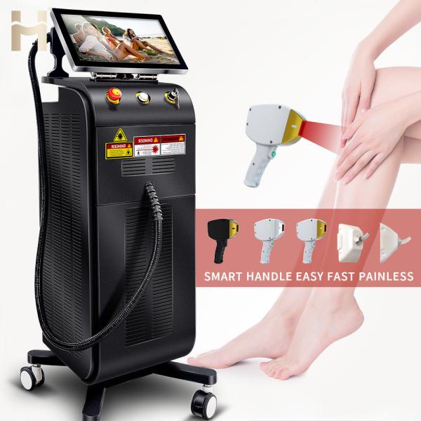 755 808 1064nm Laser Ice Titanium Diode Laser Hair Removal Machine for All Skin