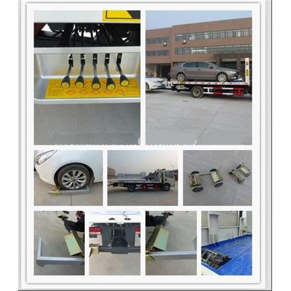 4X2 Small Flatbed Tow Truck 3 Ton 2 Axles 6 Wheels For Sinotruk HOWO CCC Approved