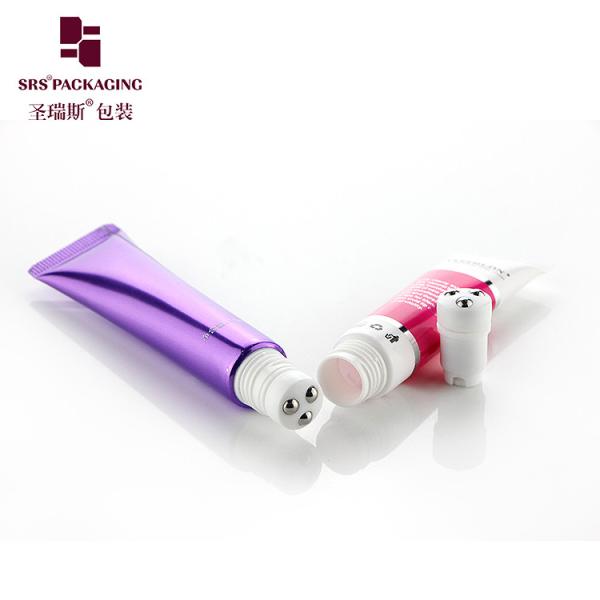 Cosmetic Empty 3 Stainless Roller Ball Tube Squeeze D19mm for Eye Cream