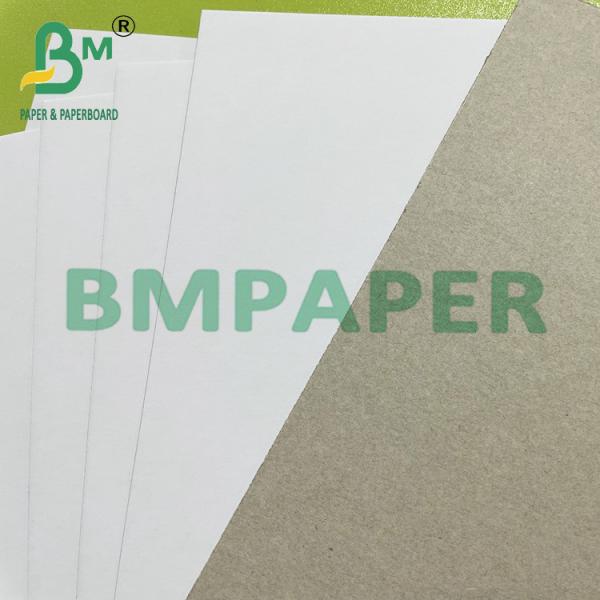 300GSM 400GSM Coated Duplex Board Recycled White Paper With Grey Back For File Book